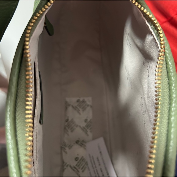 Kate Spade Olive Woven Leather Shoulder Bag - Picture 7 of 8